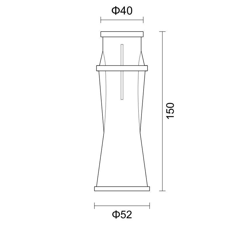 YMJ15030(ABS)滤头预埋件 产品图